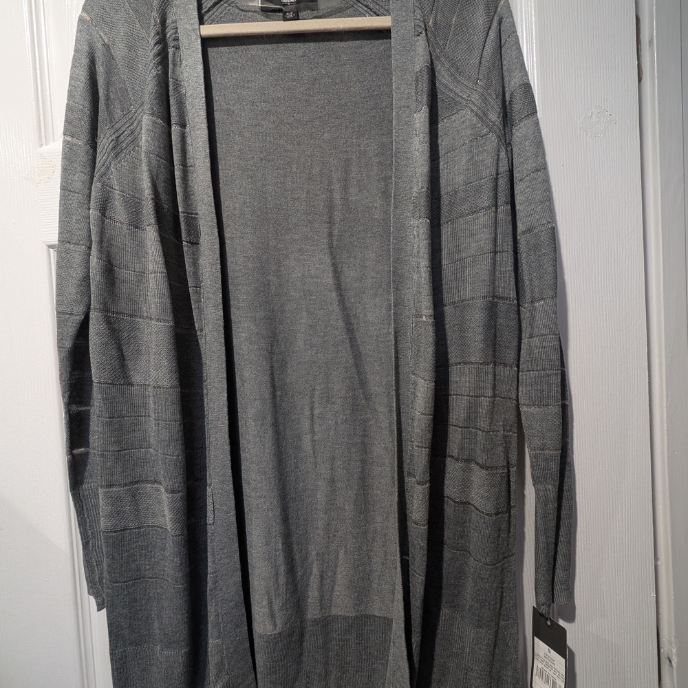 Women's Gray Lightweight Cardigan